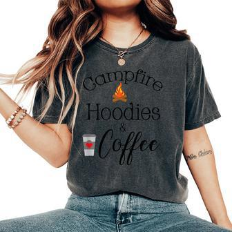 Campfire S And Coffee Women's Oversized Comfort T-Shirt - Monsterry AU
