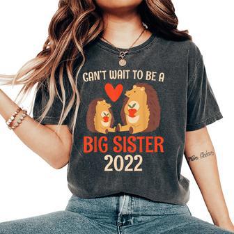 Can't Expect To Become Big Sister Hedgehog Women's Oversized Comfort T-Shirt - Monsterry AU