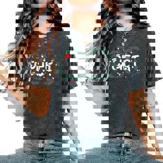 Chest Nuts Couple Christmas Pajama Chestnuts Xmas Women Women's Oversized Comfort T-Shirt - Thegiftio UK