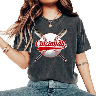 Cincinnati Souvenir I Love Cincinnati Women Women's Oversized Comfort T-Shirt - Thegiftio UK