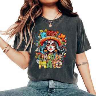 Cinco De Mayo Girl 2024 Mexican Fiesta 5 De Mayo Women's Oversized Comfort T-Shirt | Mazezy