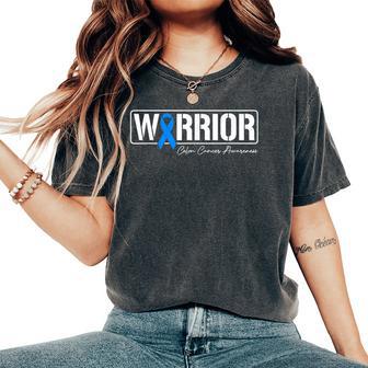 Colon Cancer Warrior Colon Cancer Awareness For Men Women's Oversized Comfort T-Shirt - Thegiftio UK