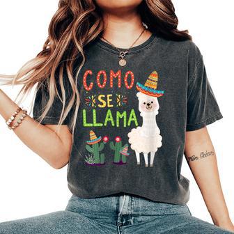 Como Se Llama Cinco De Mayo Mexican Women's Oversized Comfort T-Shirt - Monsterry UK