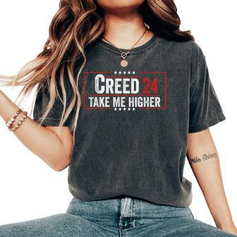 Creed '24 Take Me Higher Support Women's Oversized Comfort T-Shirt - Seseable