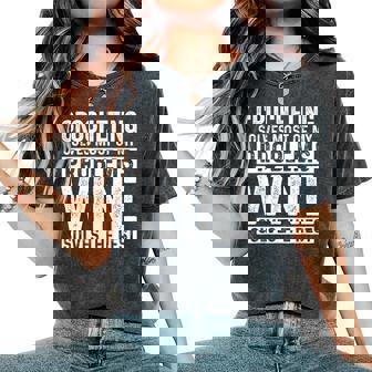 Crocheting Solves Most My Problems Wine Crochet Slogan Women's Oversized Comfort T-Shirt - Thegiftio UK