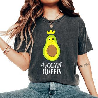 Cute Avocado Girl Avocado Avocado Queen Women's Oversized Comfort T-Shirt - Thegiftio UK
