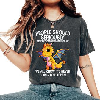Cute Dragon For And Girls Women's Oversized Comfort T-Shirt - Thegiftio UK
