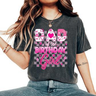Dad And Mom Of The Birthday Girl Doll Family Party Decor Women's Oversized Comfort T-Shirt - Seseable