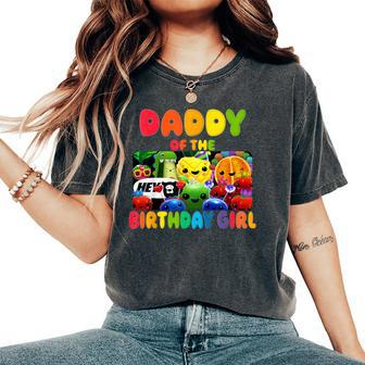 Daddy Of The Birthday Girl Fruit Birthday Family Matching Women's Oversized Comfort T-Shirt - Thegiftio UK