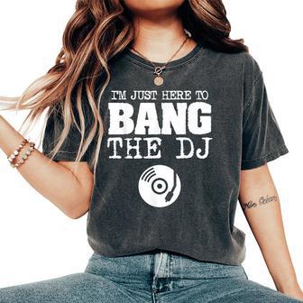 Disc Jockey Wife Girlfriend Dj Women's Oversized Comfort T-Shirt - Monsterry AU