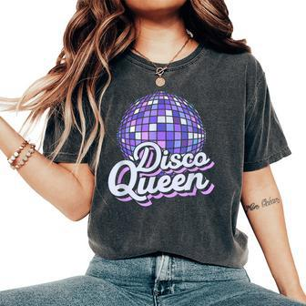 Disco Queen Party Girl 90S 80S Women Women's Oversized Comfort T-Shirt - Seseable