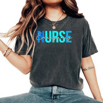 Emergency Nurse For Nursing Student Women's Oversized Comfort T-Shirt - Monsterry