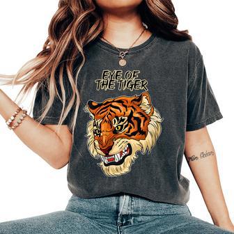 Eye Of A Tiger Women's Oversized Comfort T-Shirt - Monsterry