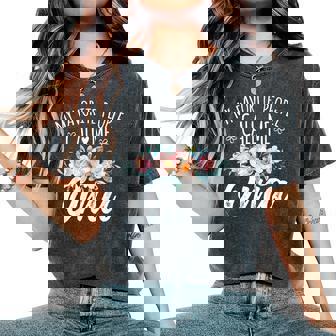 My Favorite People Call Me Oma Floral Birthday Oma Women's Oversized Comfort T-Shirt - Thegiftio UK