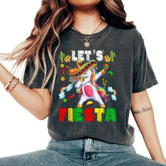 Lets Fiesta- Cinco De Mayo Mexican Kid Girl Women's Oversized Comfort T-Shirt - Monsterry AU