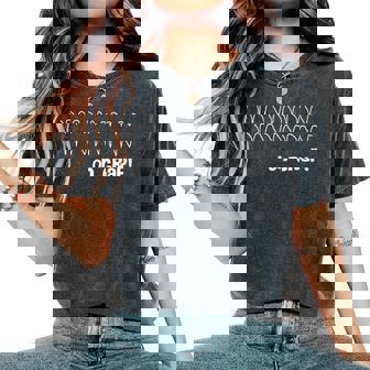 Cardiac Rhythm Oh Crap Nurse Women's Oversized Comfort T-Shirt | Mazezy