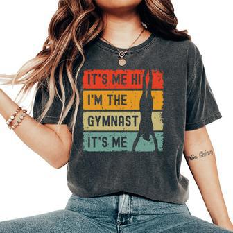 Female Gymnast Girl Handstand Gymnastics Vintage Women's Oversized Comfort T-Shirt - Monsterry DE