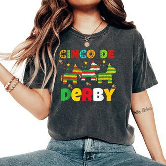 Horse Racing Cinco De Derby Ky Derby De Mayo Women's Oversized Comfort T-Shirt | Mazezy