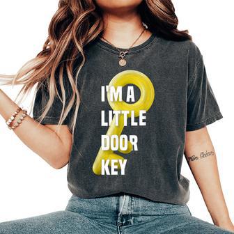 I'm A Little Door Key Nerdy Bad Dorky Mom Dad Women's Oversized Comfort T-Shirt - Monsterry DE