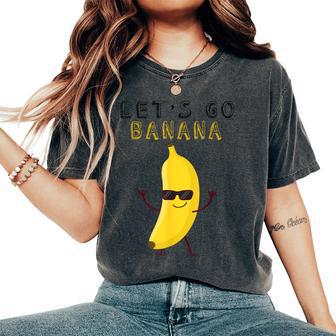 Let's Go Bananas For Cute Boy And Girls Women's Oversized Comfort T-Shirt - Thegiftio UK