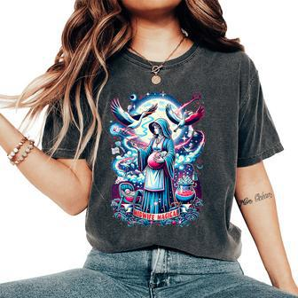 Midwife Magical Fantasy For Both And Vintage Women's Oversized Comfort T-Shirt - Monsterry
