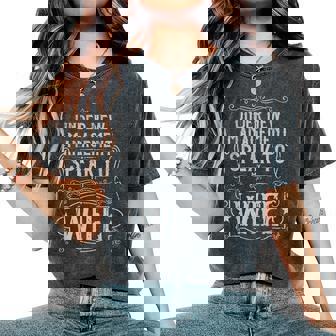 Newly Married Husband Wife Quotes Under New Management Women's Oversized Comfort T-Shirt - Thegiftio