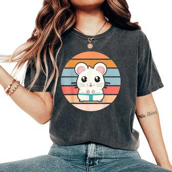Spectacle Hamster Costume For Boys And Girls Vintage Women's Oversized Comfort T-Shirt - Monsterry