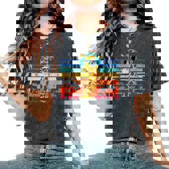 Giraffe With Sunglasses Giraffe Lover Zoo Animal Wildlife Women's Oversized Comfort T-Shirt - Thegiftio