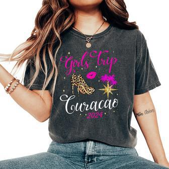 Girls Trip Curacao 2024 For Vacation Birthday Squad Women's Oversized Comfort T-Shirt - Monsterry UK