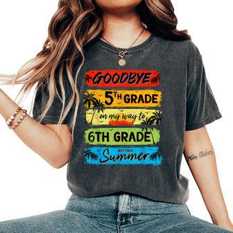 Goodbye 5Th Grade Summer Graduation Teacher Kid Women's Oversized Comfort T-Shirt - Seseable