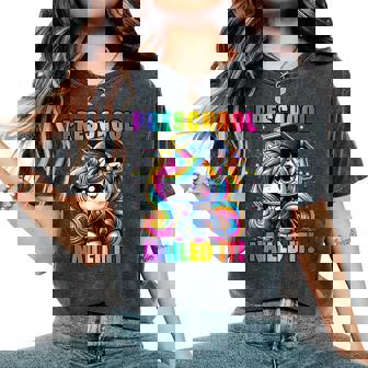 Graduation Preschool Unicorn Nailed It Pre-K Girls Grad Women's Oversized Comfort T-Shirt | Mazezy