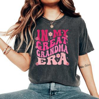 In My Grammy Era Baby Announcement Grandma Mother's Day Women's Oversized Comfort T-Shirt - Thegiftio UK