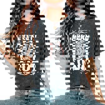 Groovy Vintage In My Baseball Aunt Era Baseball Aunt Auntie Women's Oversized Comfort T-Shirt - Seseable