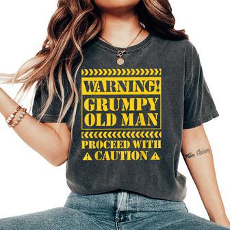 Grumpy Old Man T For Sarcastic Fathers Day Women's Oversized Comfort T-Shirt - Thegiftio UK