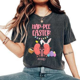 Hap Pee Kidney Urology Nurse Nephrology Bunny Easter Day Women's Oversized Comfort T-Shirt - Monsterry AU