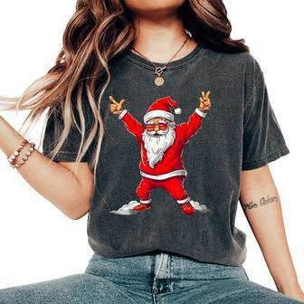 Happy Christmas Santa For Boys Girls Christmas Women's Oversized Comfort T-Shirt - Seseable