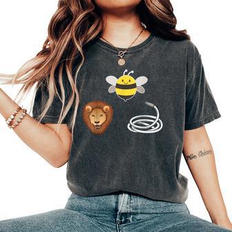 Hose Bee Lion Bee Lover Beekeeper Women's Oversized Comfort T-Shirt - Monsterry DE