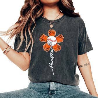 More Than A Houston Flower It's A Houston's Pride Women Women's Oversized Comfort T-Shirt - Monsterry UK