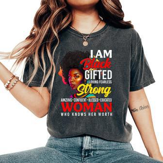 I'm Blacked Strong Woman Black Girl Black History Month Women's Oversized Comfort T-Shirt - Thegiftio UK