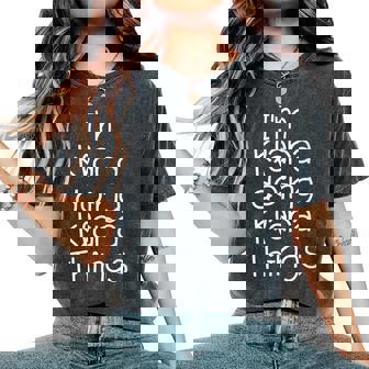 I'm Klara Doing Things Name Birthday Idea Women's Oversized Comfort T-Shirt - Thegiftio