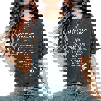 I'm Not Clumsy Sarcastic Saying Women's Oversized Comfort T-Shirt - Thegiftio