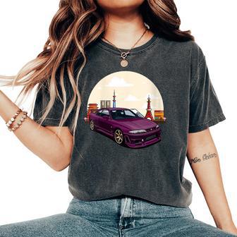 Jdm Skyline R33 Car Tuning Japan Tokio Drift Women's Oversized Comfort T-Shirt - Monsterry