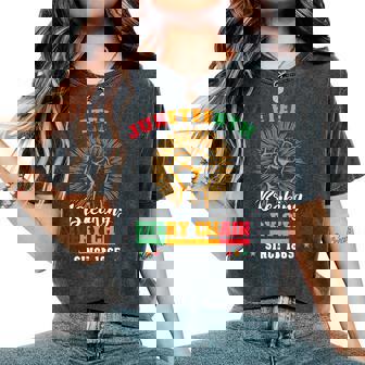 Junenth Breaking Every Chain Since 1865 For Kid Women's Oversized Comfort T-Shirt | Mazezy