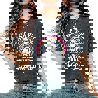 Just A Girl Who Loves Derby Day Derby Day 2024 Girl Women's Oversized Comfort T-Shirt - Seseable