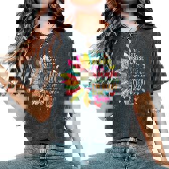 Just Because I'm Awake For Tweens & Ns Retro Groovy Women's Oversized Comfort T-Shirt - Monsterry