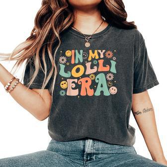 In My Lolli Era Baby Announcement For Lolli Mother's Day Women's Oversized Comfort T-Shirt | Mazezy