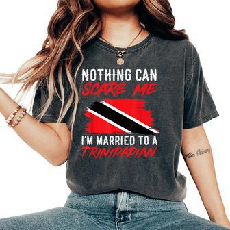 Married To A Trinidadian Husband Wife Trinidad And Tobago Women's Oversized Comfort T-Shirt - Monsterry DE