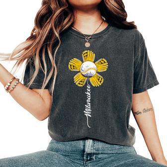 Milwaukee Flower Fans 2024 I Love Milwaukee Women's Oversized Comfort T-Shirt - Thegiftio UK