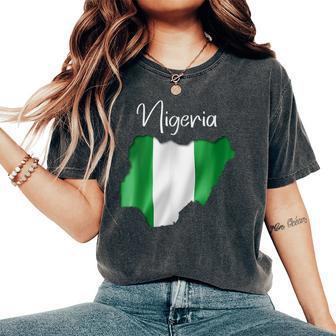 Nigeria Flag Nigerian Flag Nigeria For Girls Women's Oversized Comfort T-Shirt - Thegiftio UK