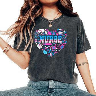 Nurse's Day Nurse Week Nurse Life 2024 Women Women's Oversized Comfort T-Shirt - Thegiftio UK